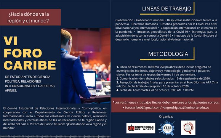 VI Foro Caribe de estudiantes de CP, RRII y carreras afines