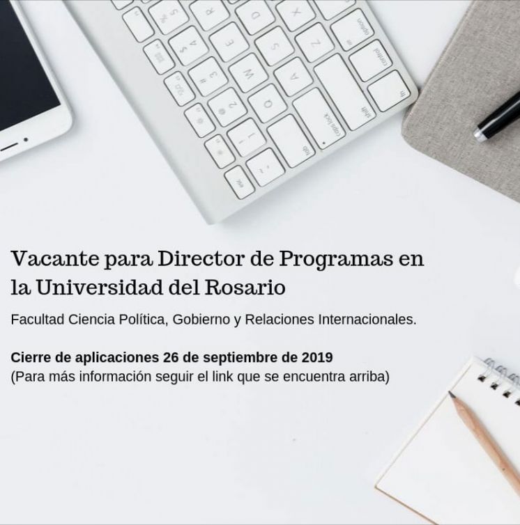 Convocatoria laboral en @PoliticaUR