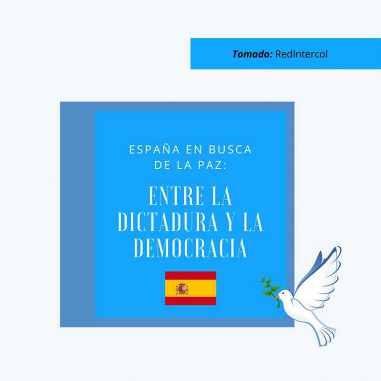 Infografía "España en busca de la paz: entre la dictadura y la democracia"