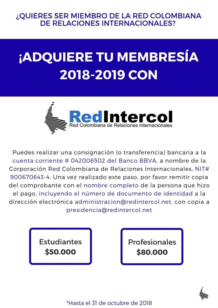 Membresía RedIntercol 2018-2019